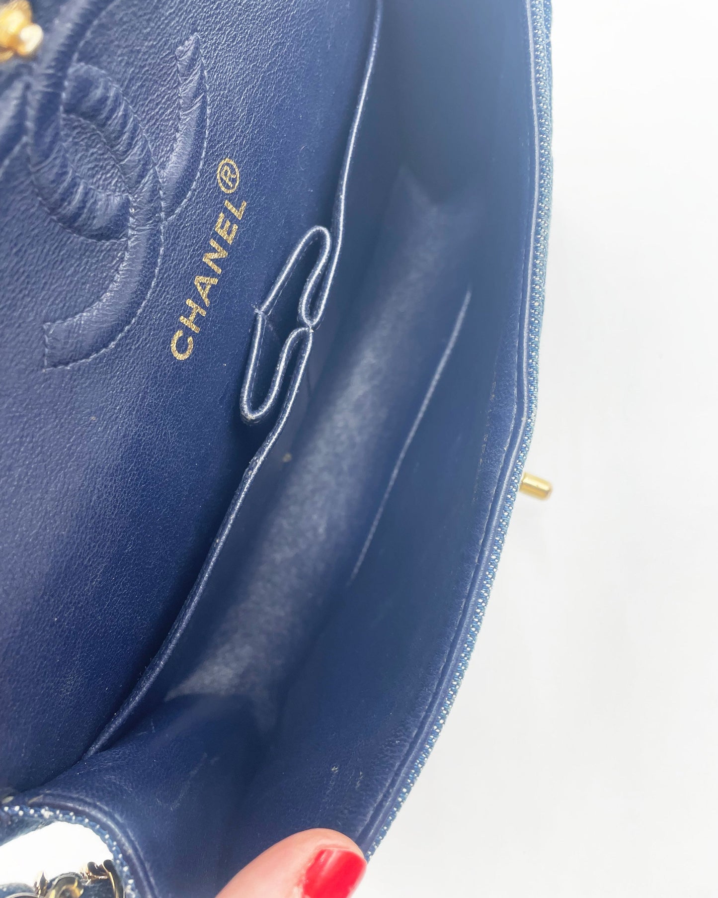 Sac Chanel Femme en Denim Timeless / Classique - Soline