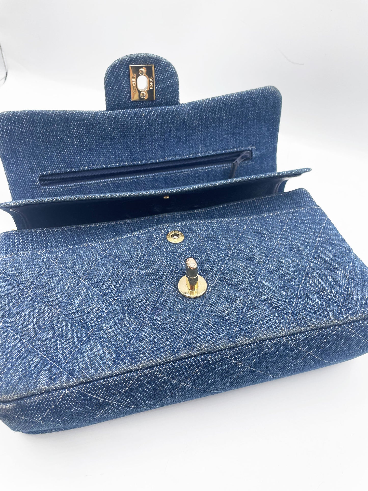 Sac Chanel Femme en Denim Timeless / Classique - Soline