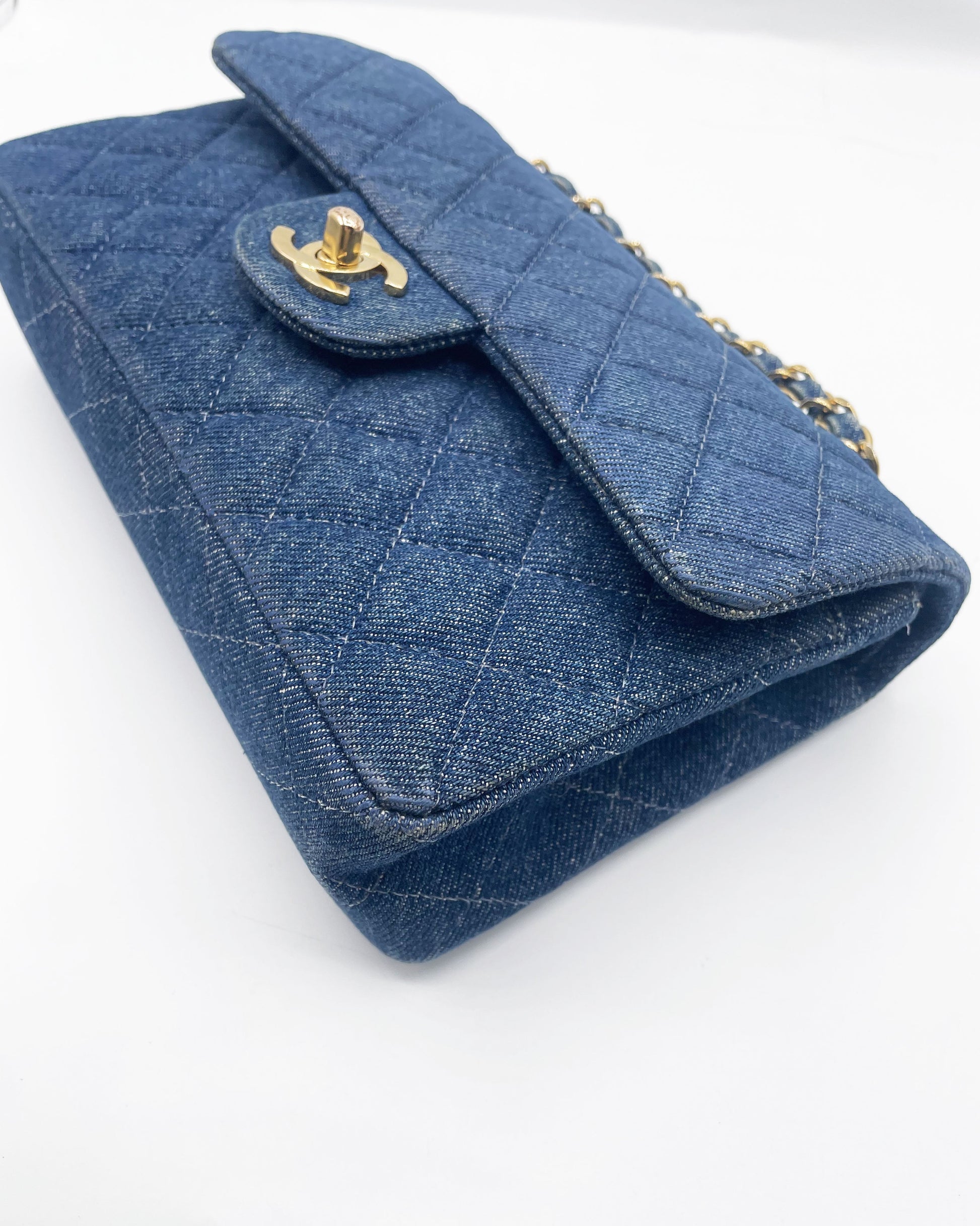 Sac Chanel Femme en Denim Timeless / Classique - Soline