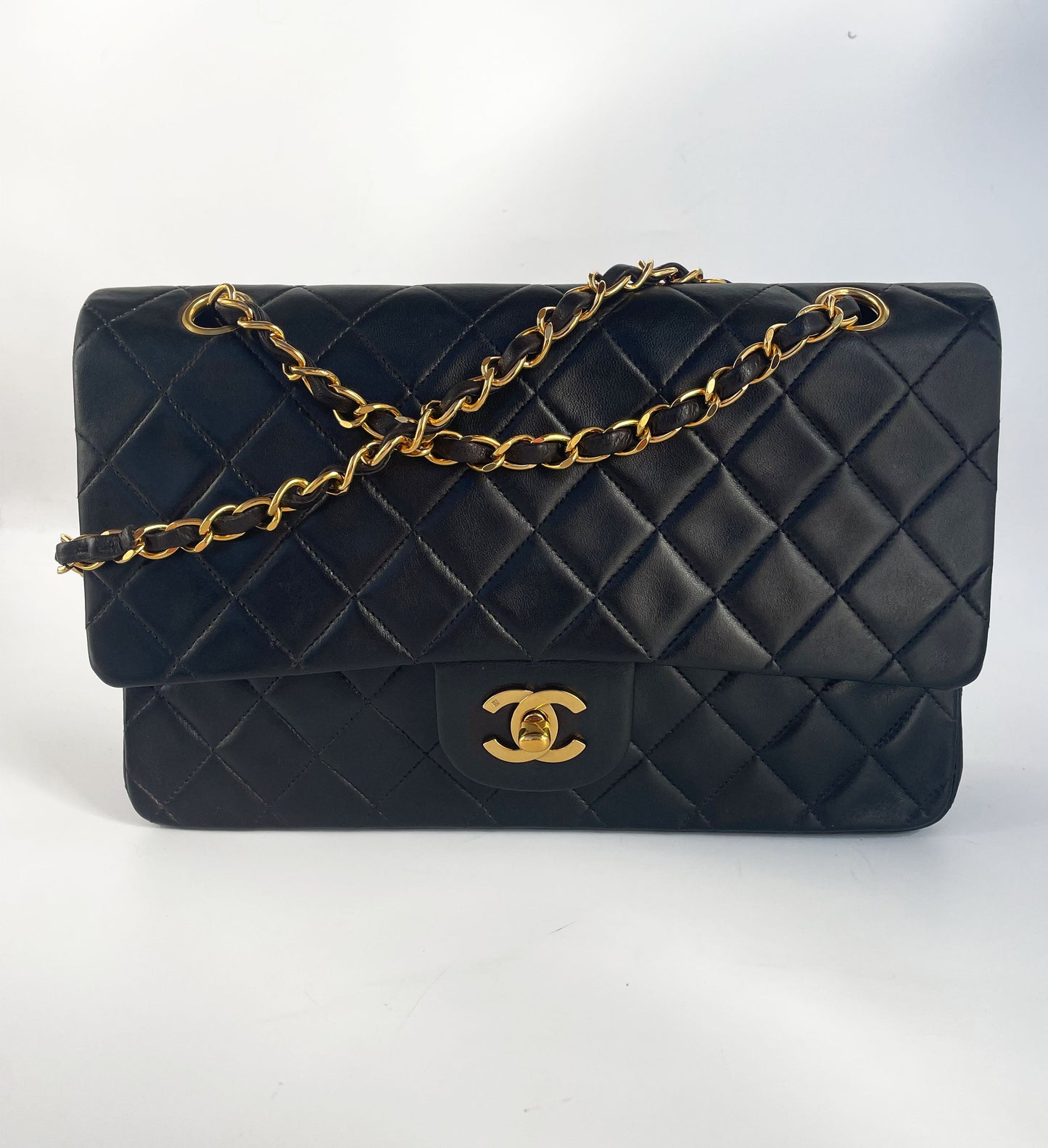 Sac Chanel timeless / classique 11.12 agneau noir - Soline