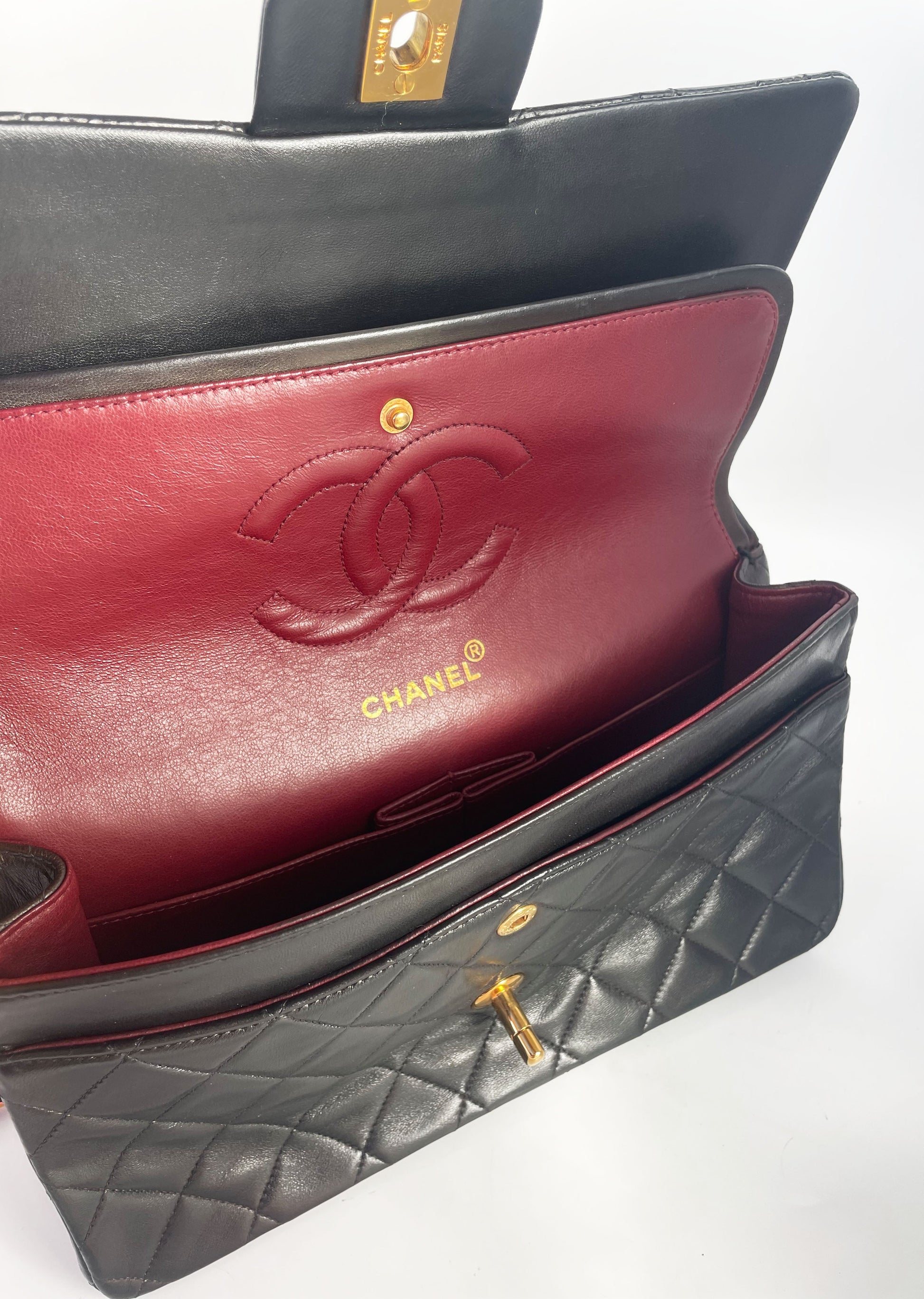 Sac Chanel timeless / classique 11.12 agneau noir - Soline