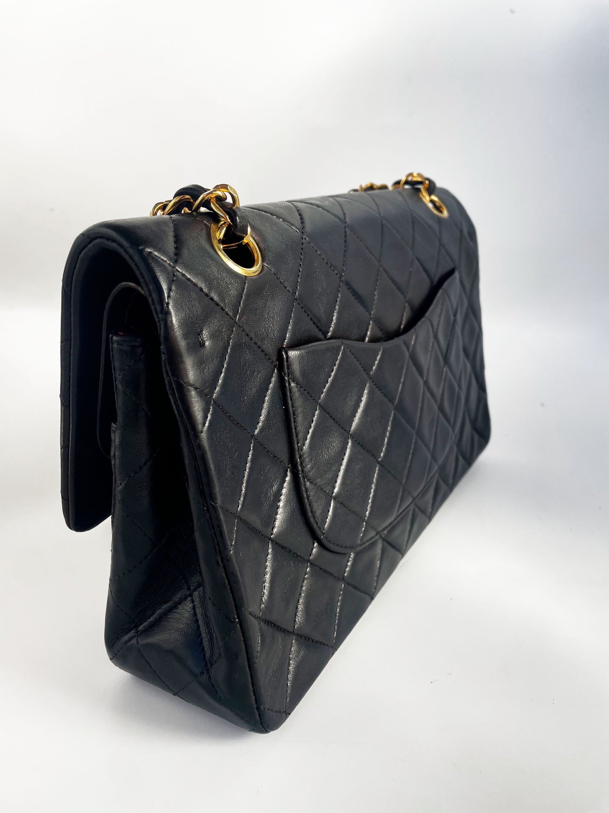 Sac Chanel timeless / classique 11.12 agneau noir - Soline