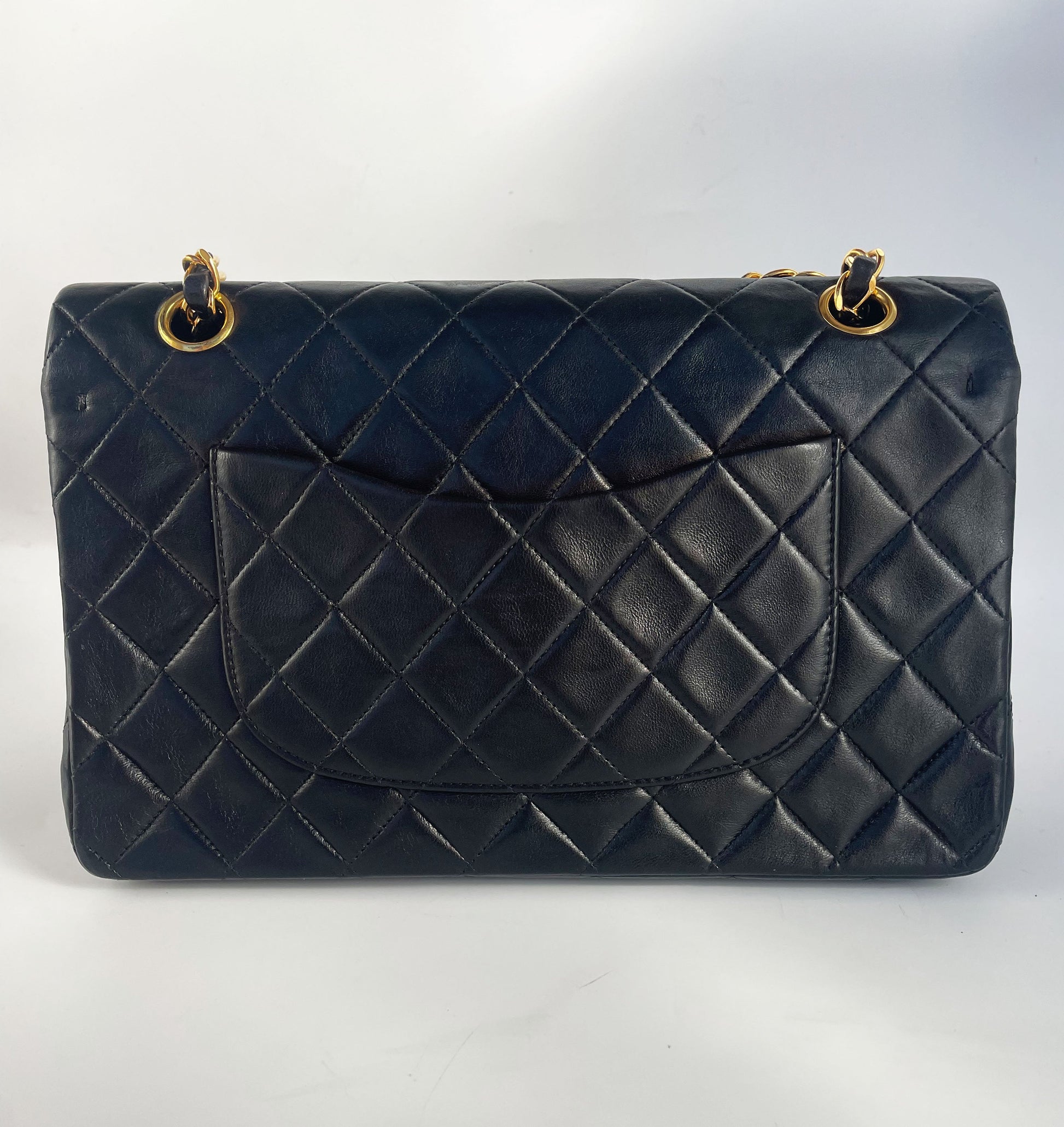 Sac Chanel timeless / classique 11.12 agneau noir - Soline