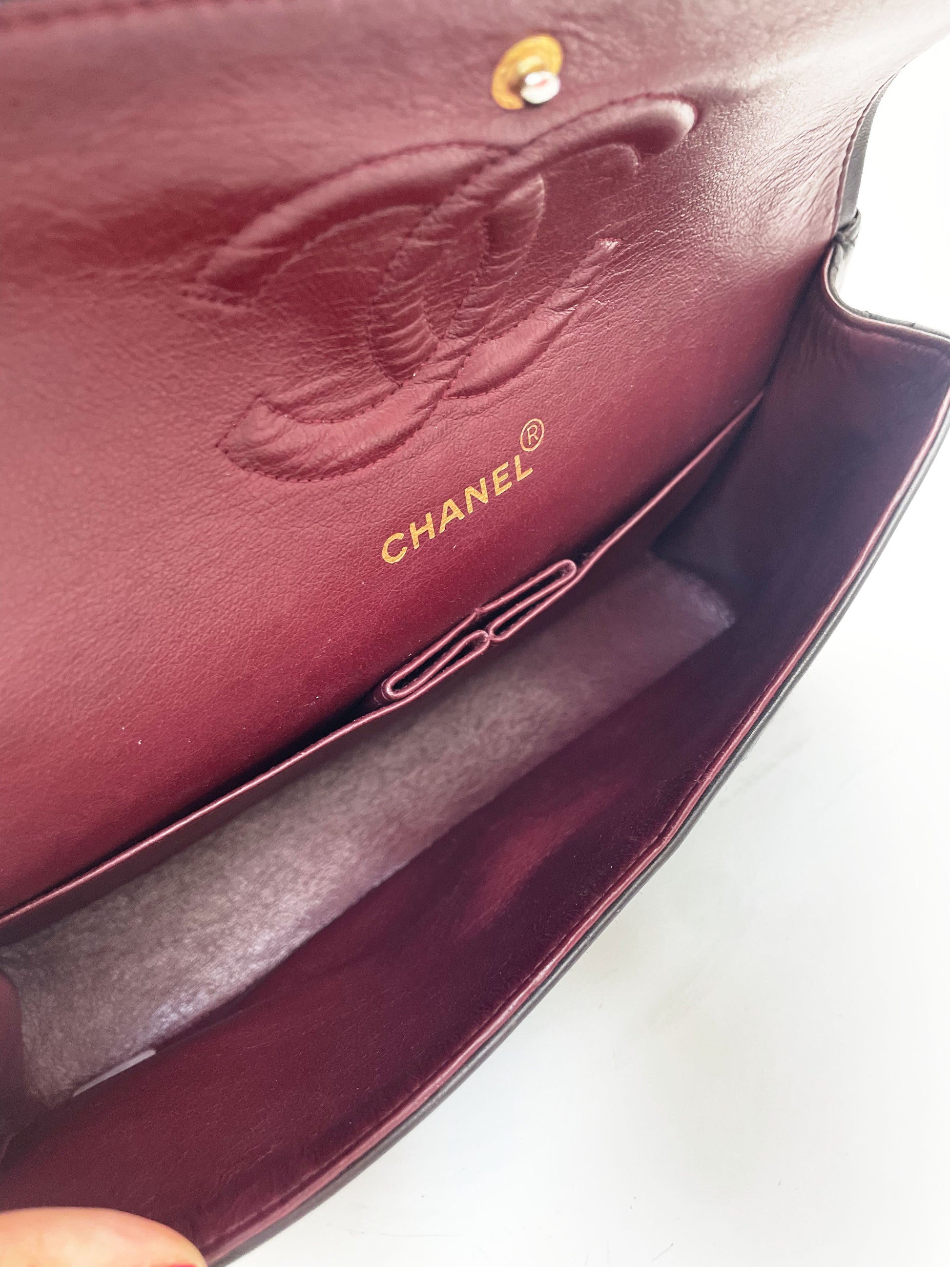 Sac Chanel timeless / classique 11.12 agneau noir medium - Soline