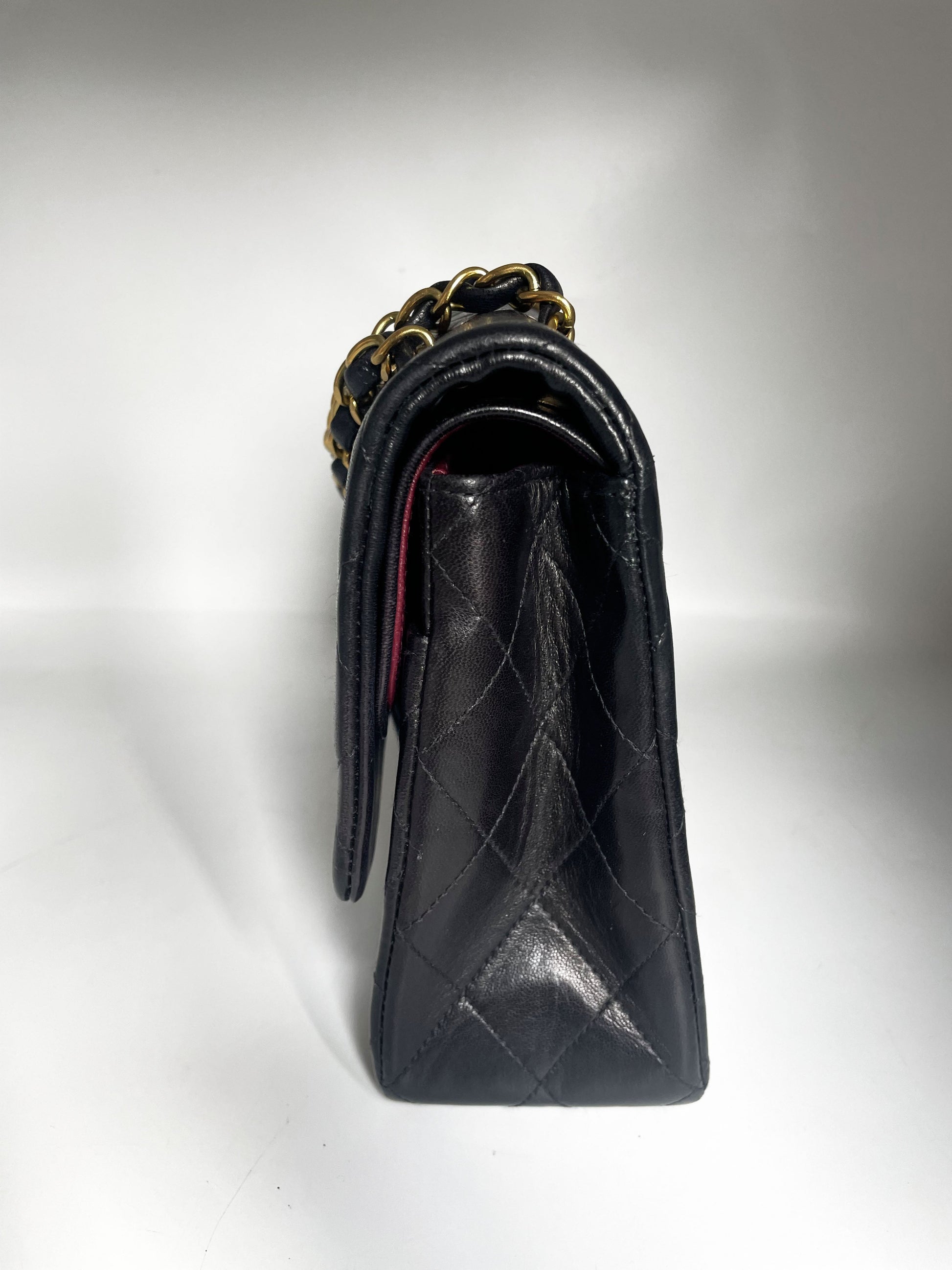 Sac Chanel timeless / classique 11.12 agneau noir medium - Soline