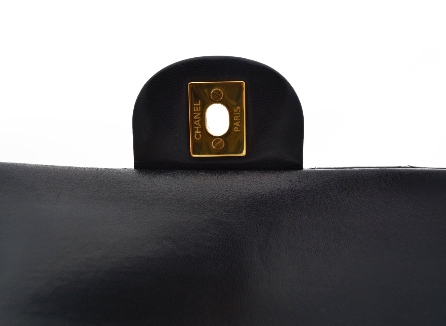 Sac Chanel timeless / classique 11.12 agneau noir medium - Soline
