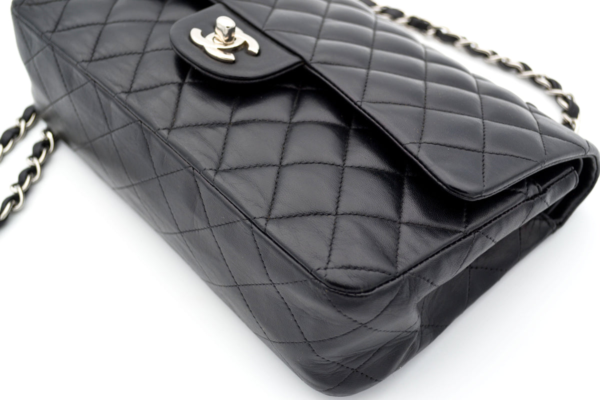 Sac Chanel timeless / classique 11.12 agneau noir medium - Soline