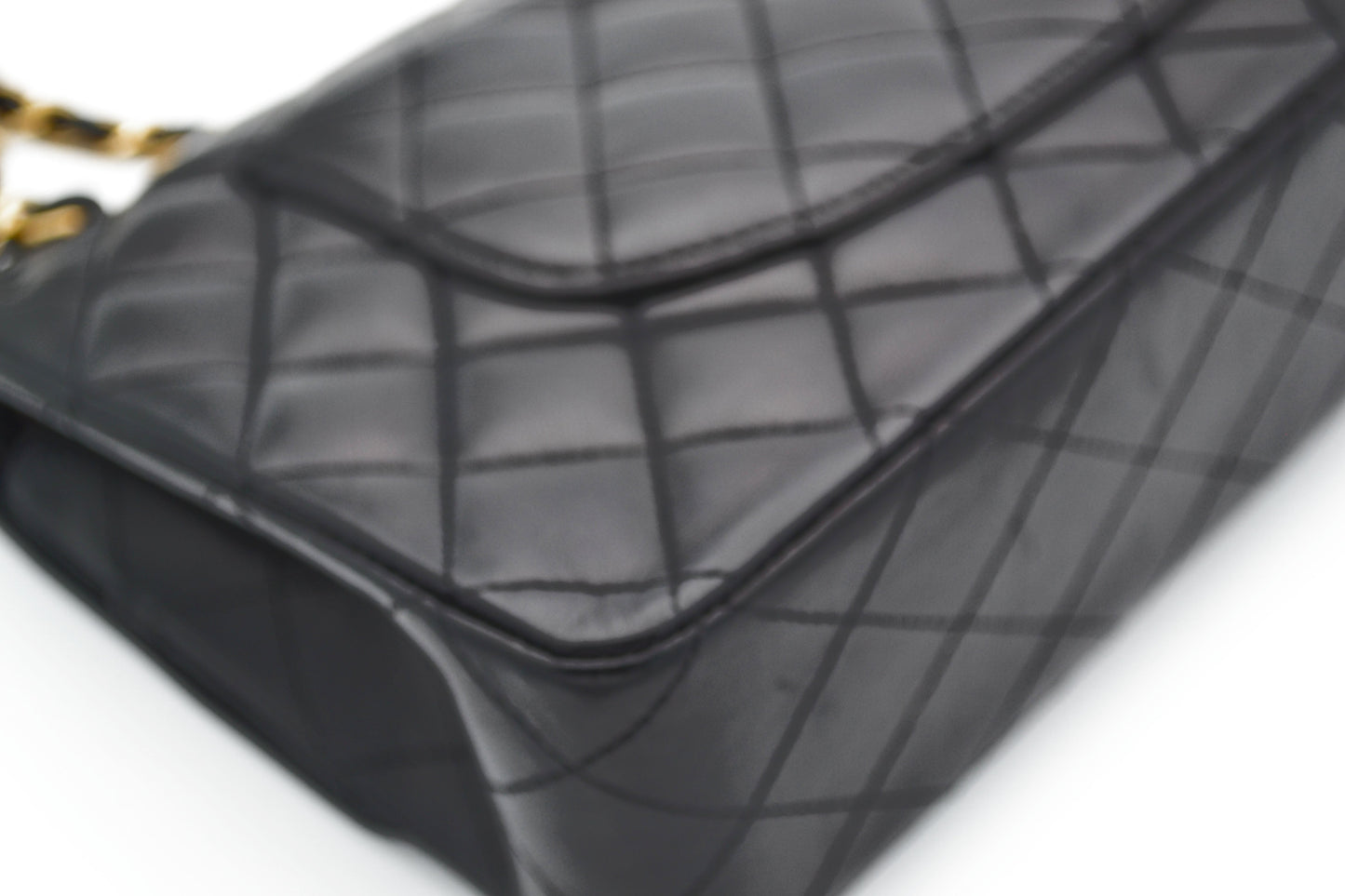 Sac Chanel timeless / classique 11.12 agneau noir medium - Soline