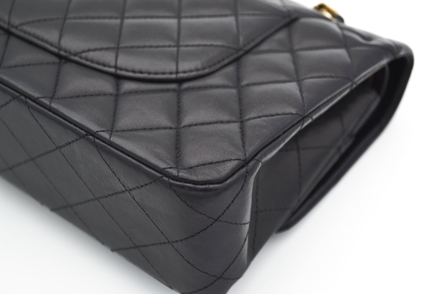 Sac Chanel timeless / classique 11.12 agneau noir medium - Soline