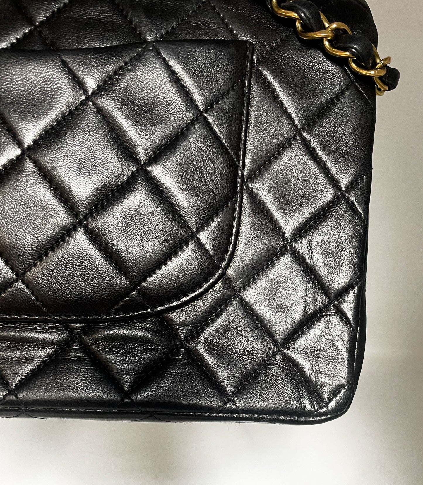 Sac Chanel timeless / classique 11.12 agneau noir medium - Soline