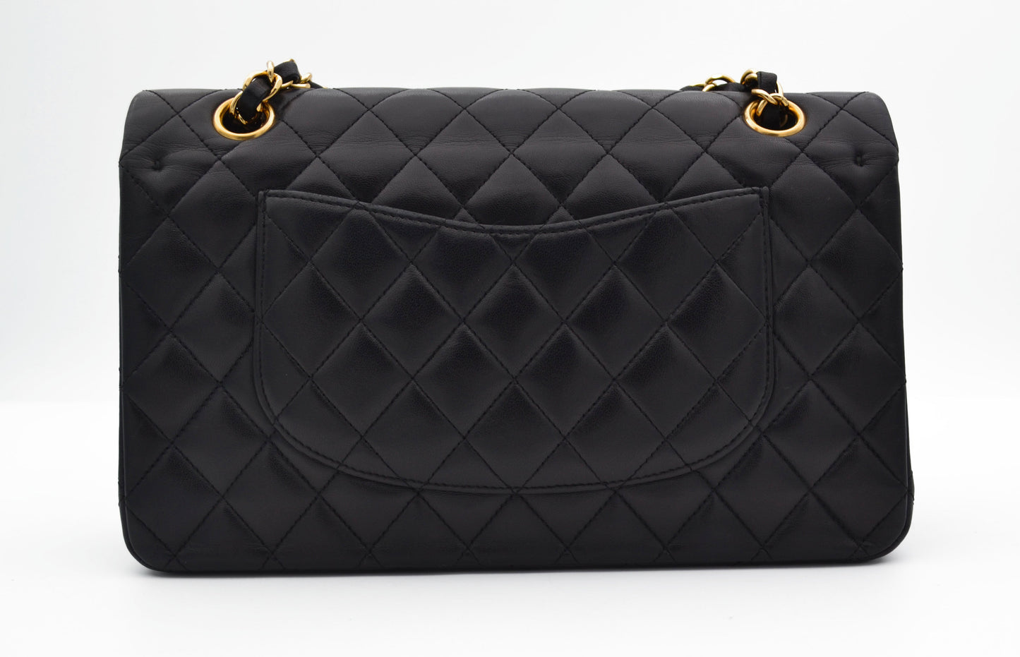 Sac Chanel timeless / classique 11.12 agneau noir medium - Soline