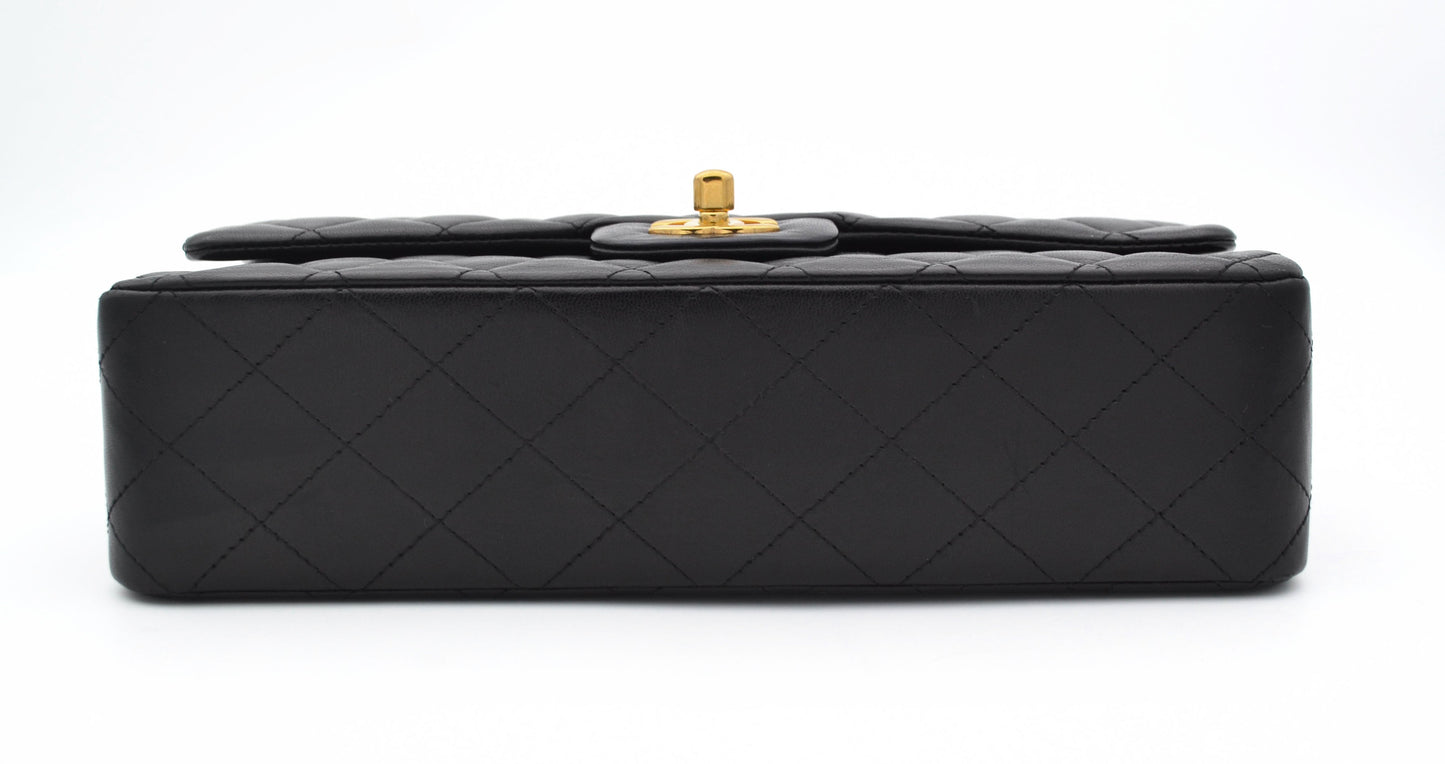 Sac Chanel timeless / classique 11.12 agneau noir medium - Soline