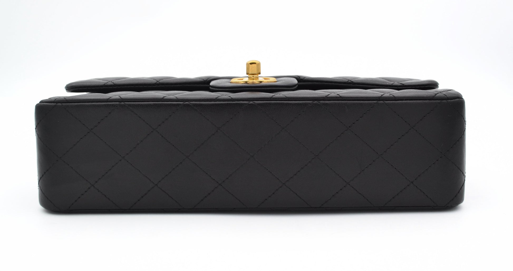 Sac Chanel timeless / classique 11.12 agneau noir medium - Soline