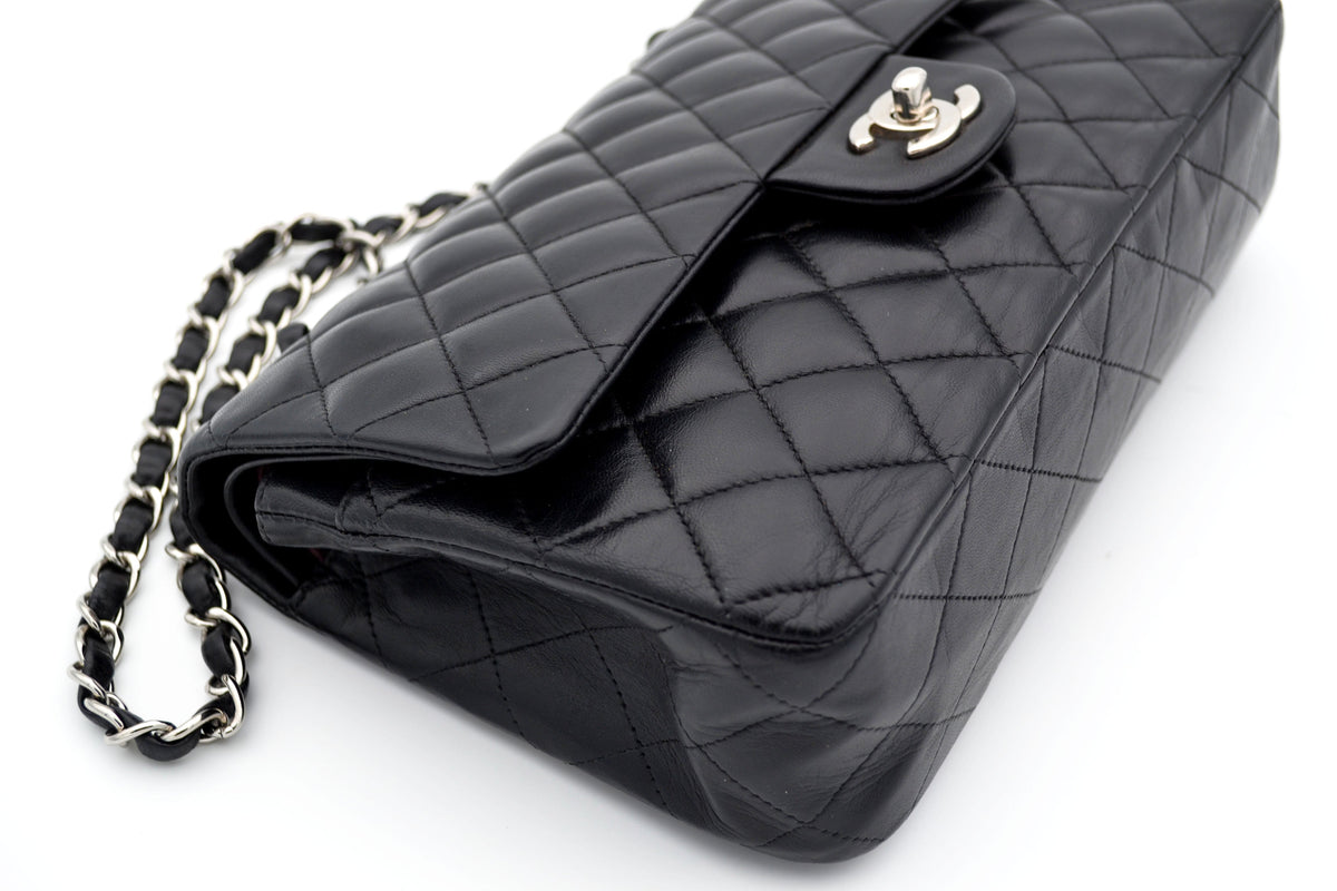 Sac Chanel timeless / classique 11.12 agneau noir medium - Soline