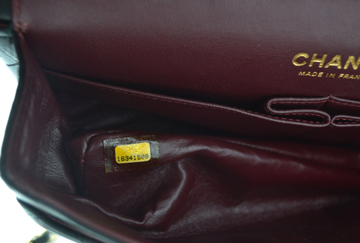Sac Chanel timeless / classique 11.12 cuir lisse noir medium - Soline