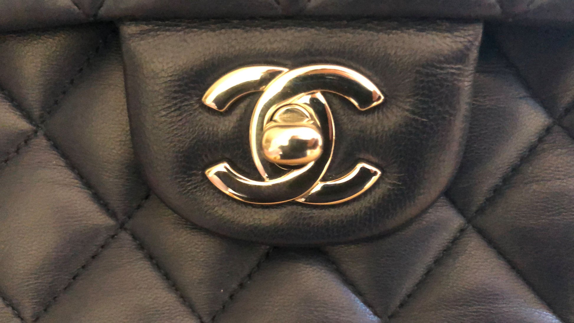 SAC CLASSIQUE AGNEAU BLEU MARINE - Soline