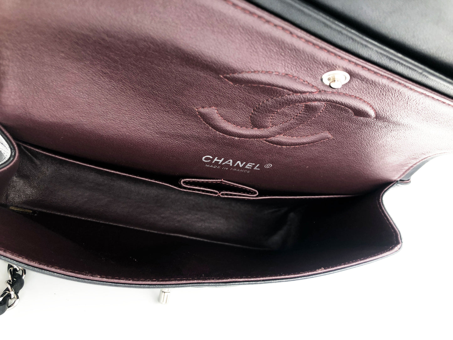 Sac classique noir et métal argenté - Soline