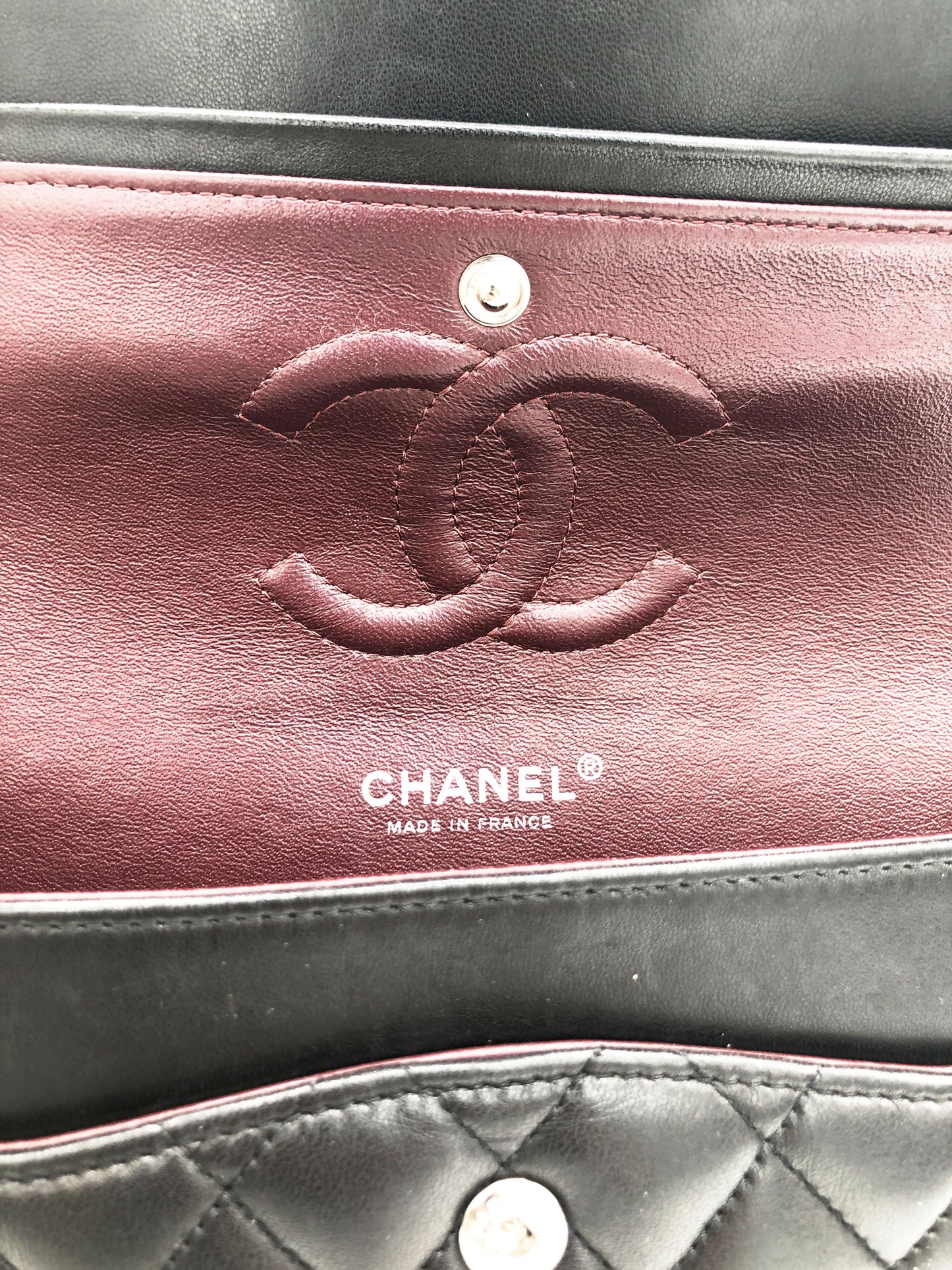 Sac classique noir et métal argenté - Soline