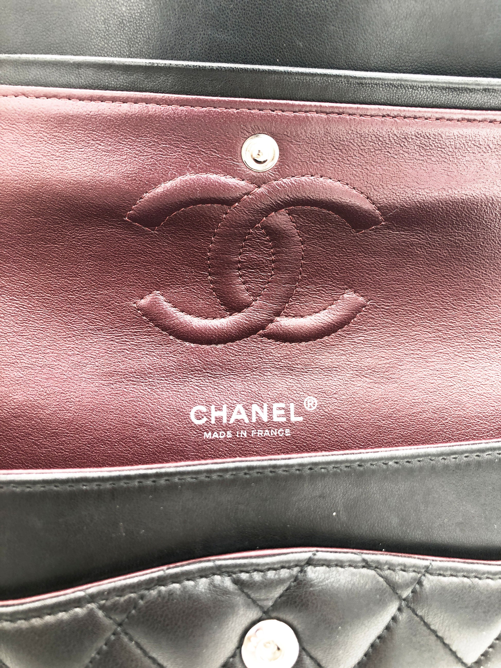 Sac classique noir et métal argenté - Soline