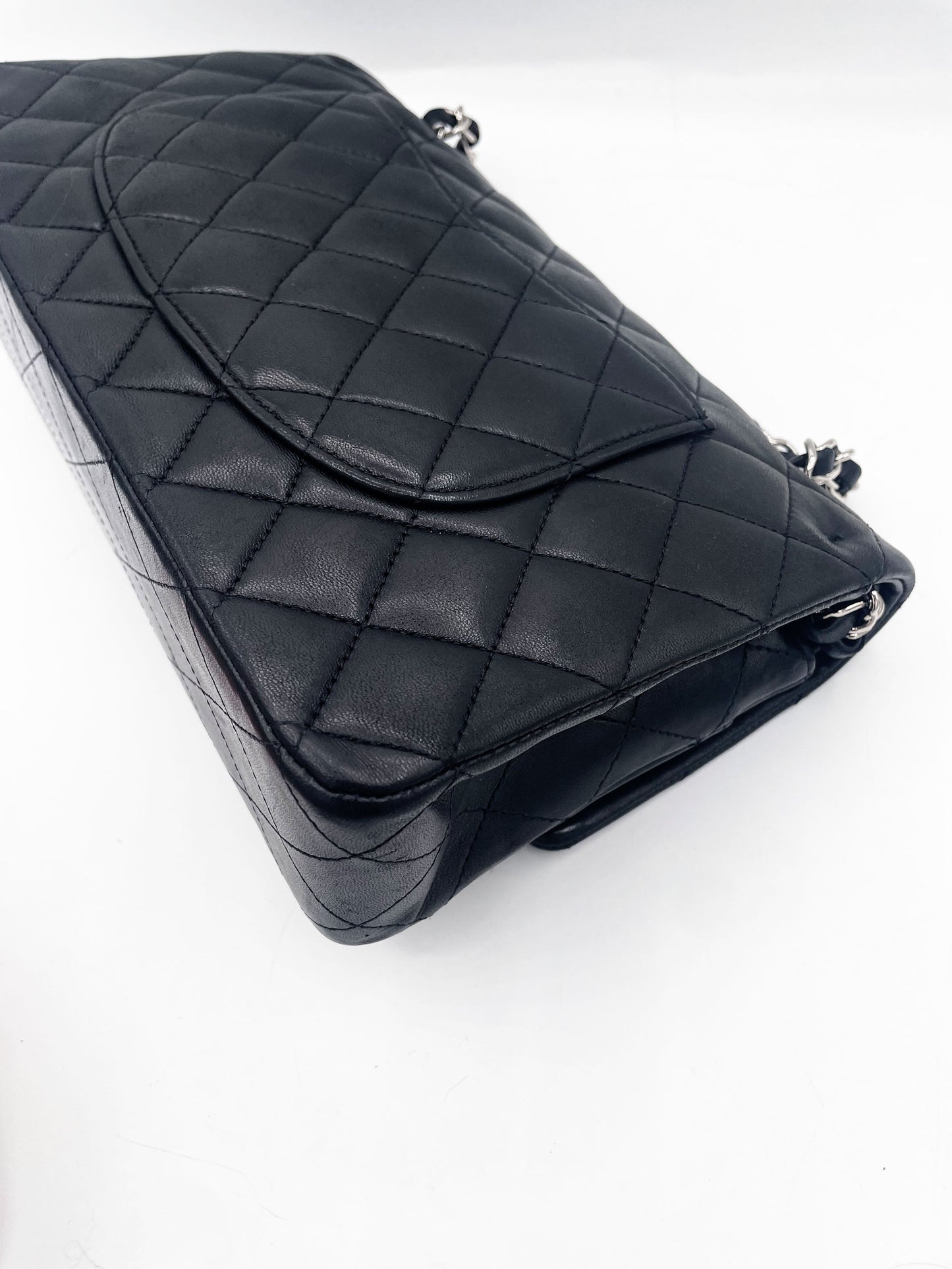 Sac classique noir et métal argenté - Soline