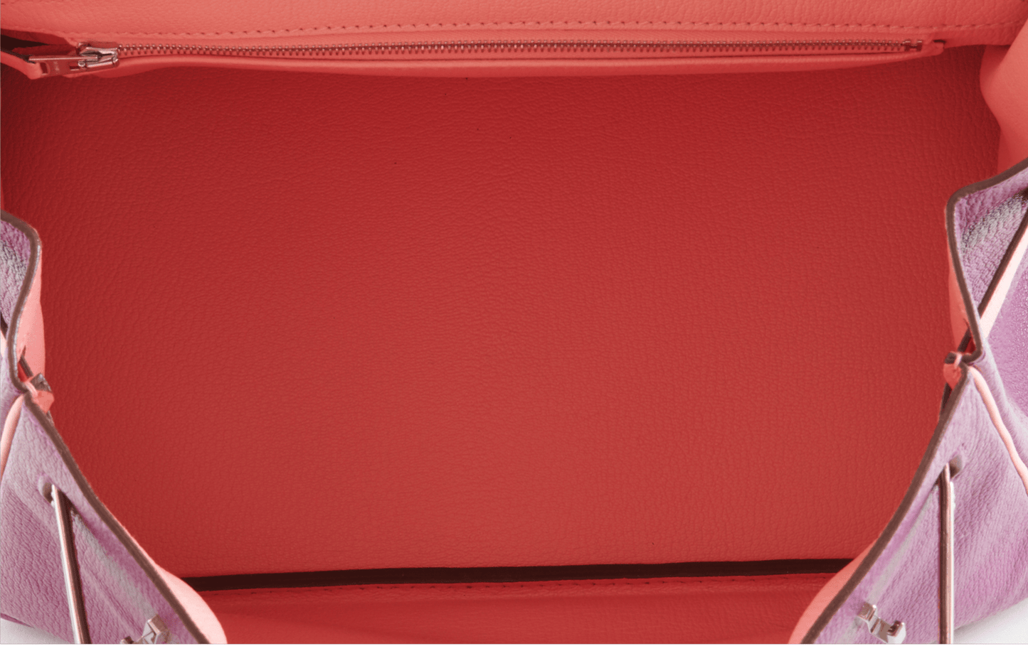 SAC HERMES BIRKIN 30 CM EN CUIR DE CHEVRE ROSE ET VIOLET ANEMONE - Soline