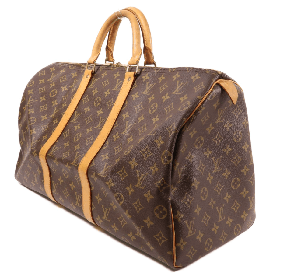 Sac Louis vuitton Keepal 50 cm toile monogram - Soline