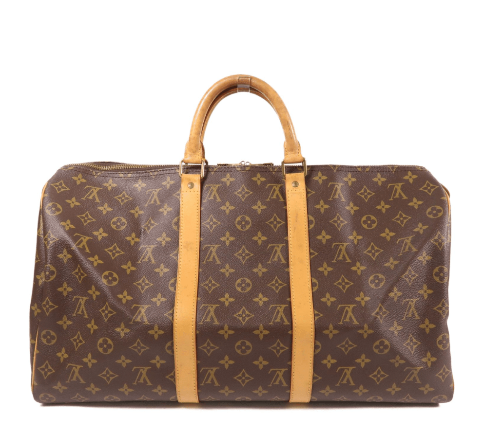 Sac Louis vuitton Keepal 50 cm toile monogram - Soline