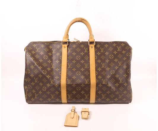Sac Louis vuitton Keepal 50 cm toile monogram - Soline
