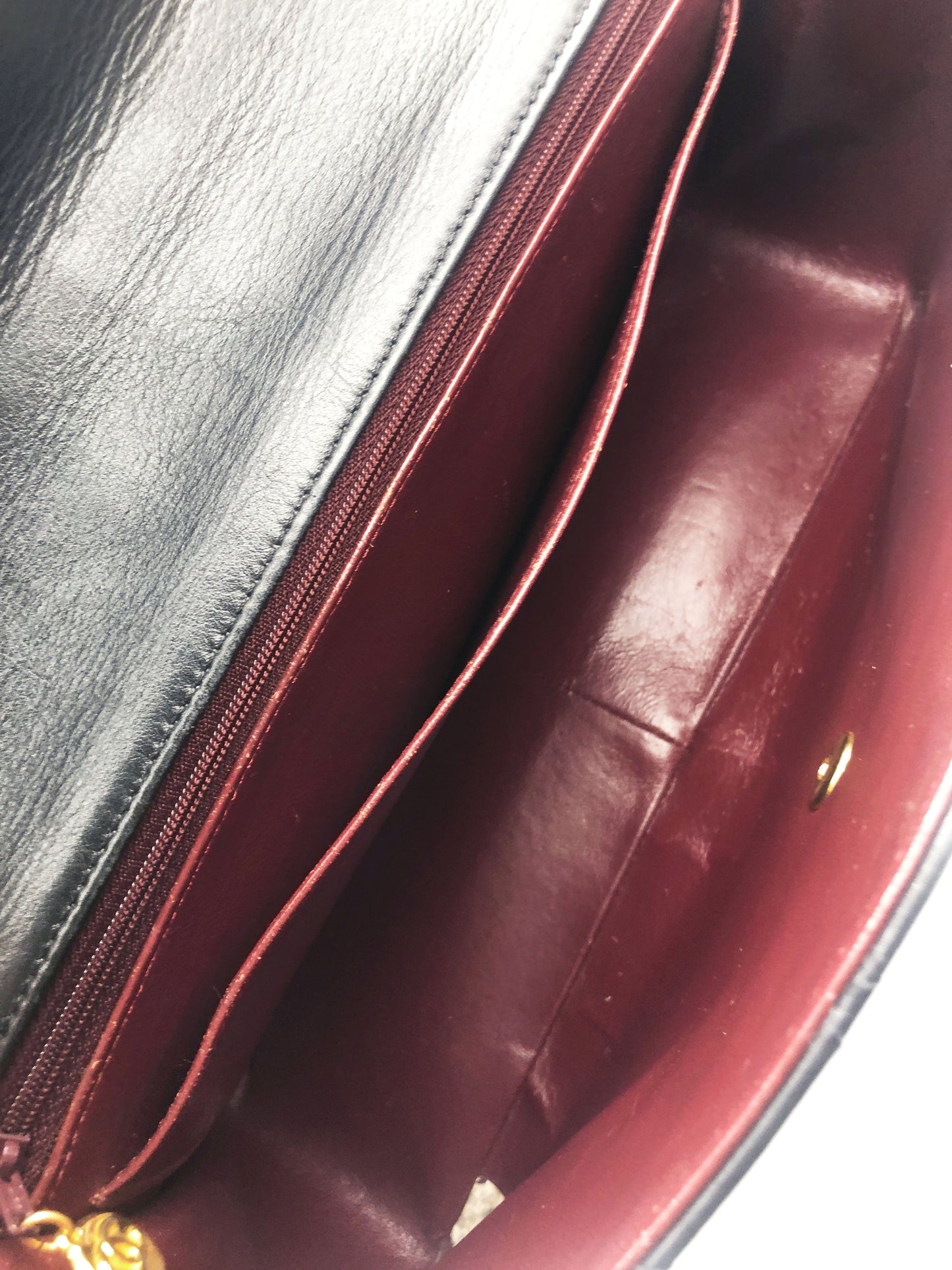 Sac Maxi Jumbo Timeless en cuir noir lisse - Soline