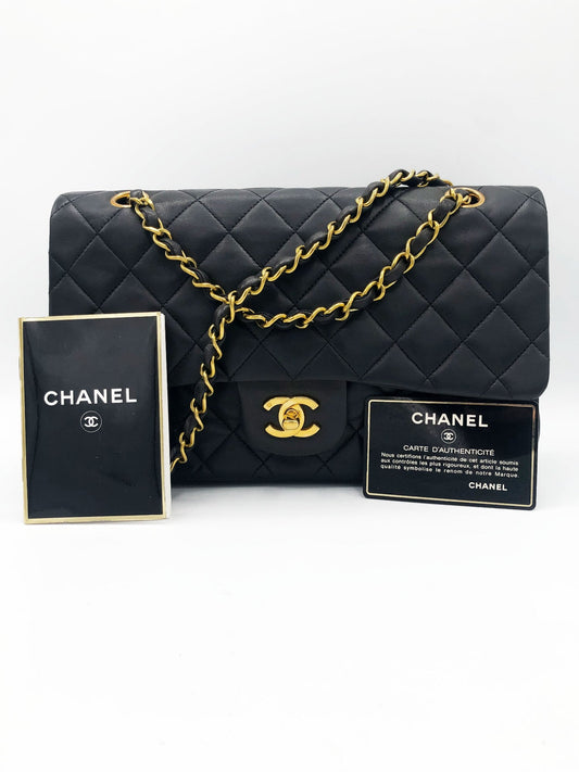 SAC TIMELESS MEDIUM AGNEAU NOIR - Soline