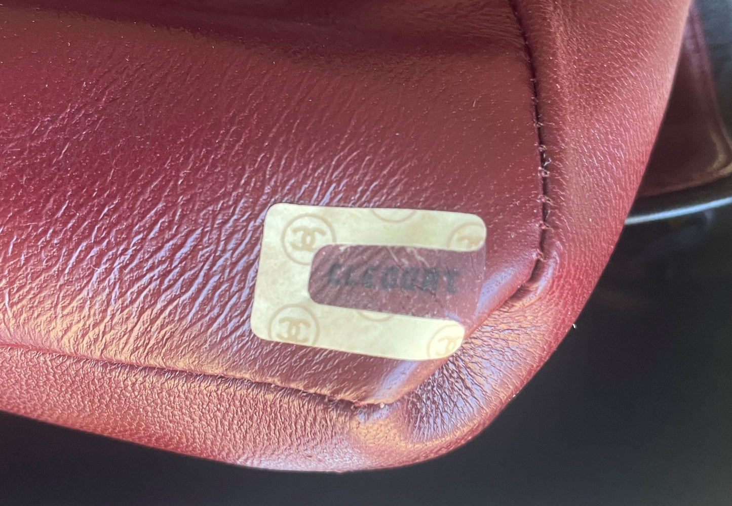 SAC TIMELESS SMALL AGNEAU NOIR FINITION OR 24 K - Soline