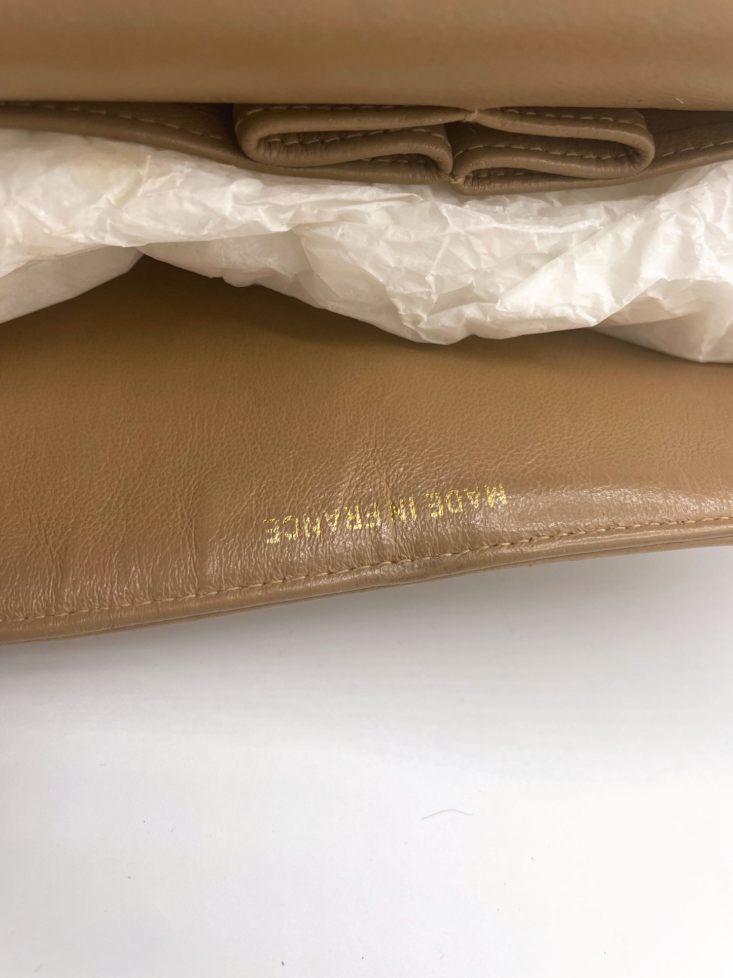 TIMELESS MEDIUM EN CUIR D'AGNEAU MATELASSE BEIGE - Soline