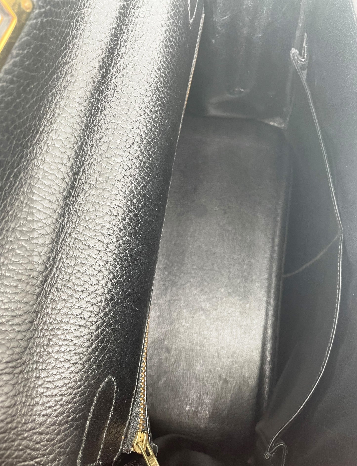 Hermès Ardennes Kelly Retourne 32 Noir GHW Bag